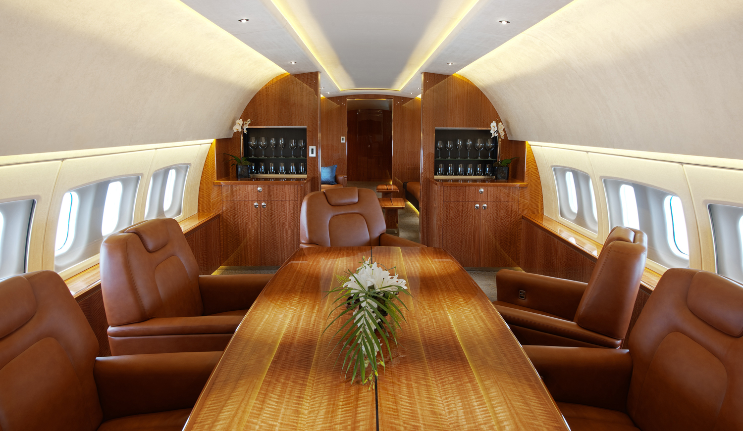 интерьер Boeing Business Jet (BBJ)